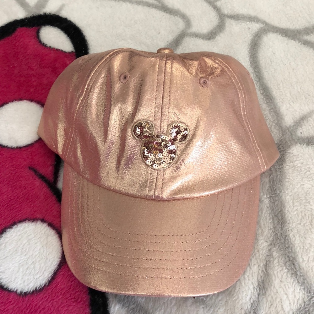 Rose gold hat from Disneyland